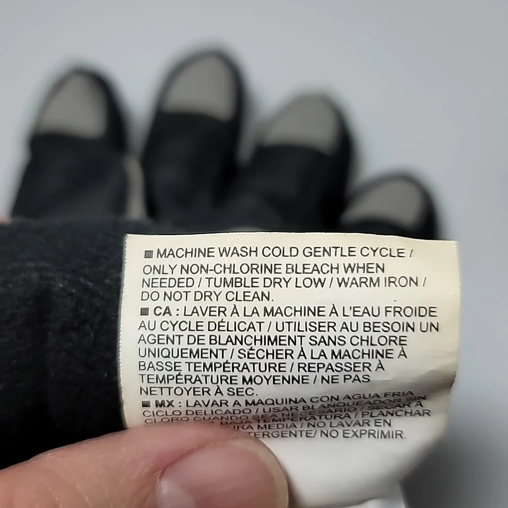 Old Navy gloves unisex S/M thinsulate black washable outdoor winter cabincore